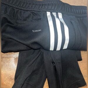 Adidas climacool Tiro pant black w/ reflective stripes